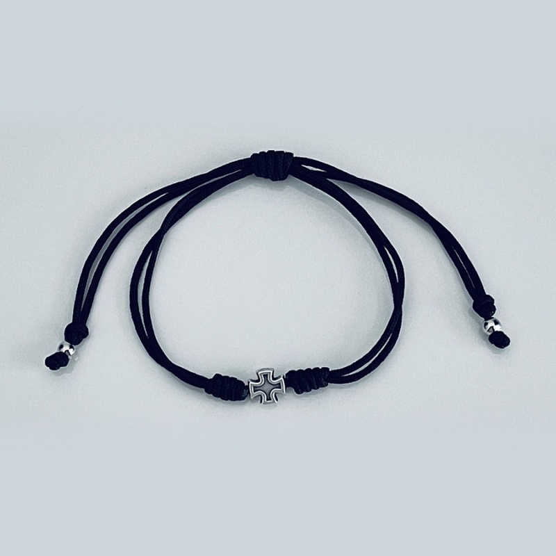 cross_clear_bracelet_two_strings_black_thread-ccb1-x