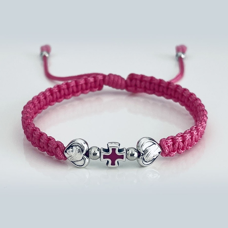 cross_lady_mary_bracelet_pink_thread-clmb15-x