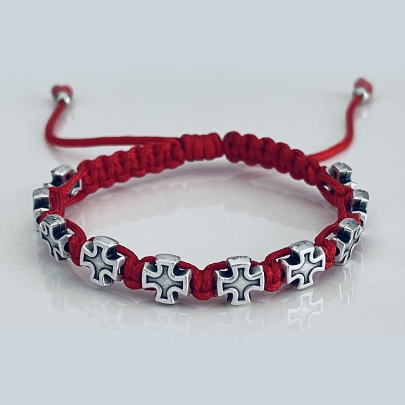 cross_silver_clear_bracelet_red_thread-cscb14-x