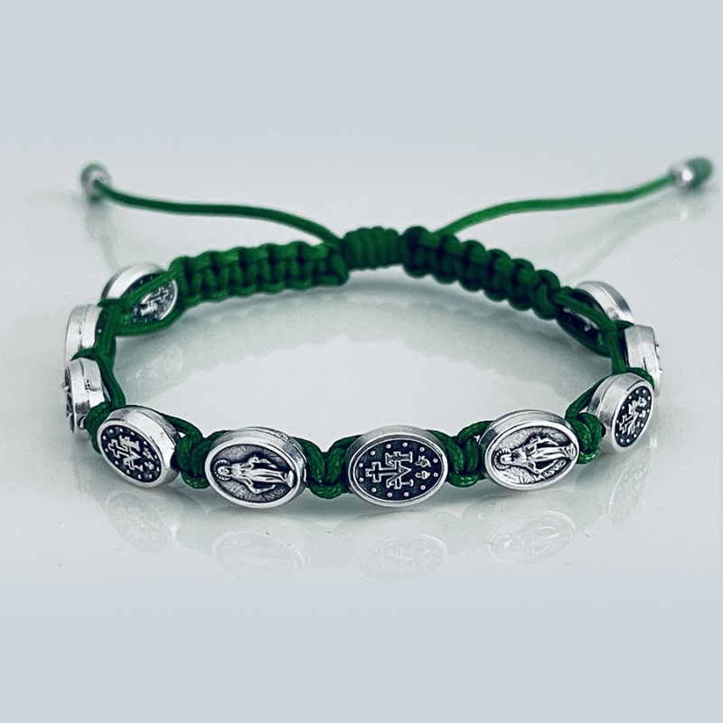 miraculous_silver_bracelet_green_thread-msb12-x