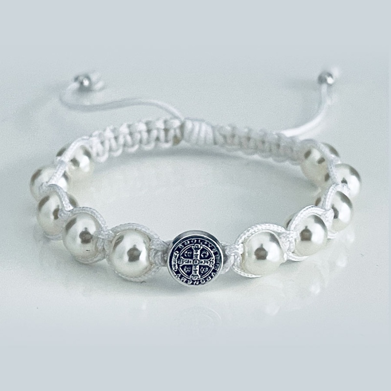 pearl_st_benedit_bracelet_white_thread-psbb7-x