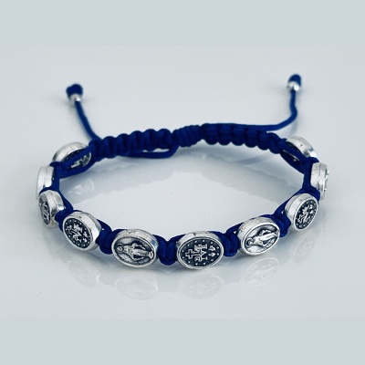 miraculous_silver_bracelet_royal_blue_thread-msb10-x