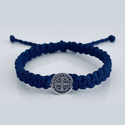 st_benedict_medal_on_paracord_rope_royal_blue_color-_sbp8-x
