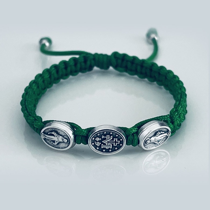 miraculous_silver_bracelet_olive_blue_thread_kids-msbk13-x