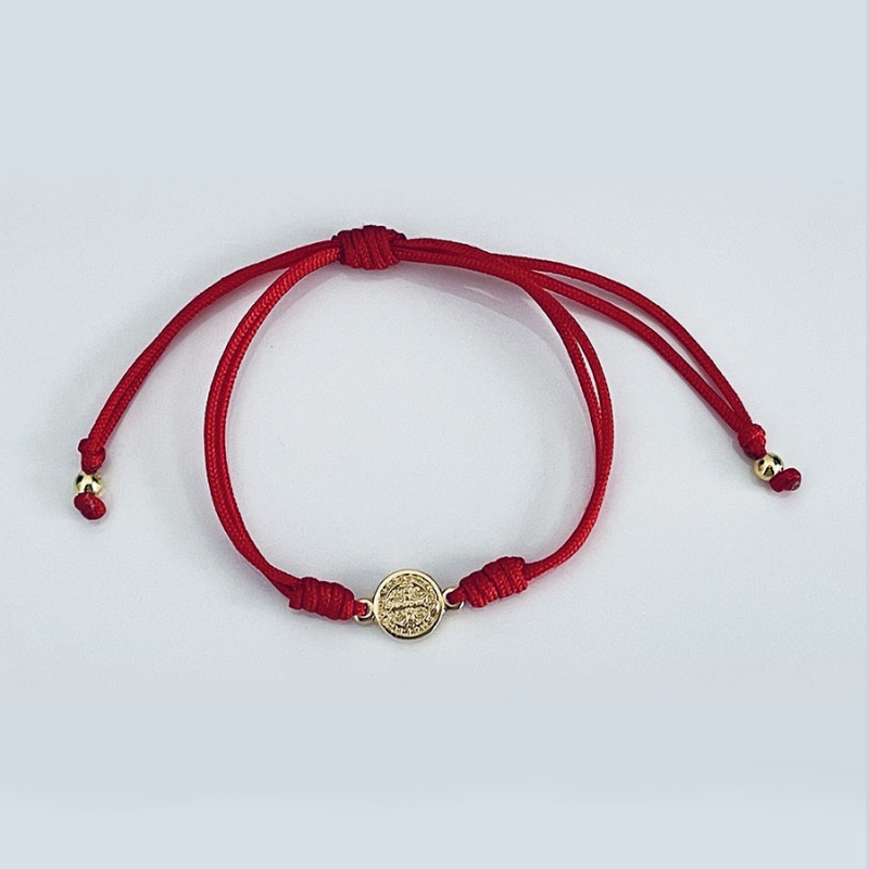 st_benedict_gold_string_bracelet_red_thread-sbgsb14-x