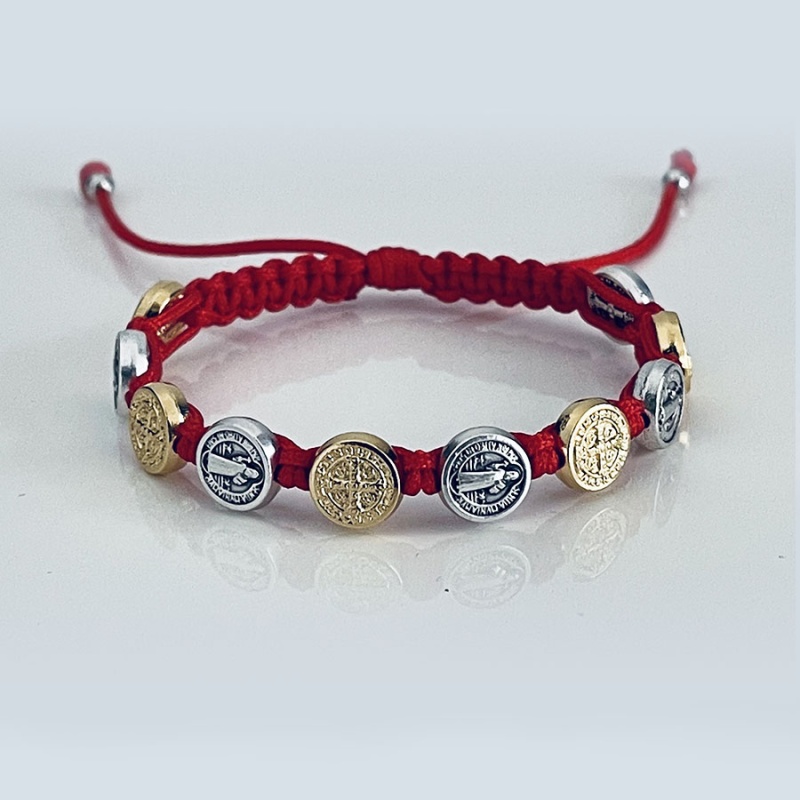 st_benedict_mix_bracelet_red_thread-sbmb14-x