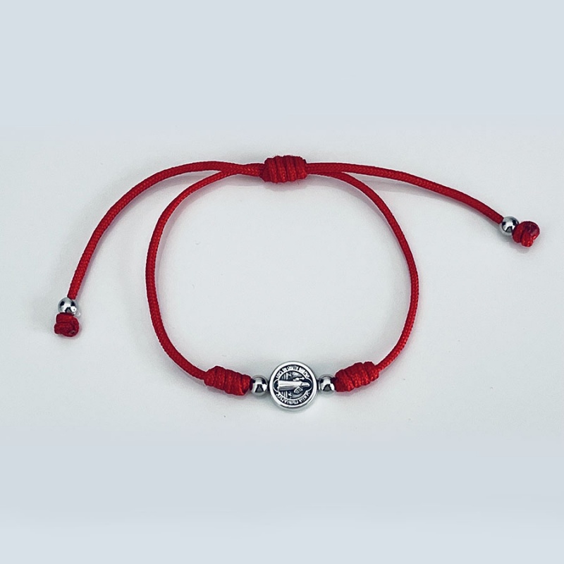 st_benedict_silver_one_string_bracelet_red_thread-sbsob14-x
