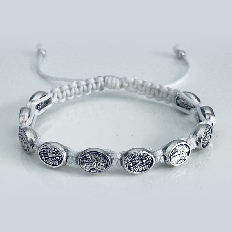 st_michael_bracelet_white_thread-smb7-x