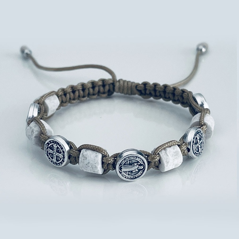 stone_st_benedict_silver_bracelet_tan_thread-ssbsb5-x